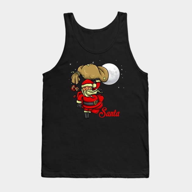 Super Santa Tank Top by Transcendexpectation